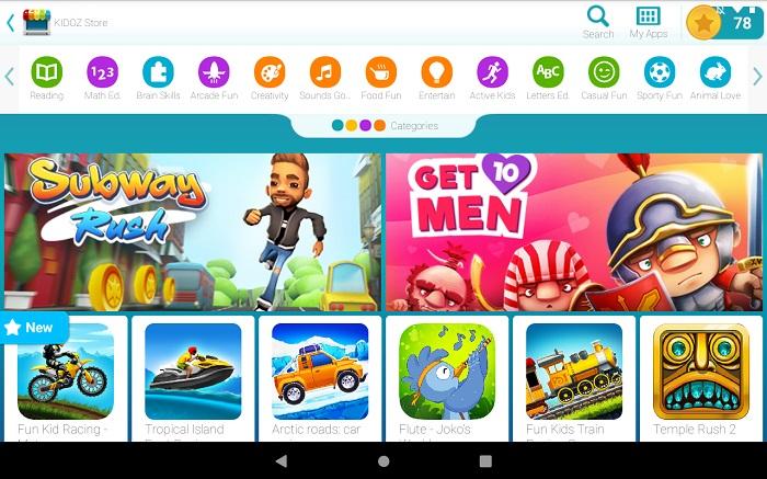 Dragon Touch Kidzpad Y88x Review Kidoz Apps