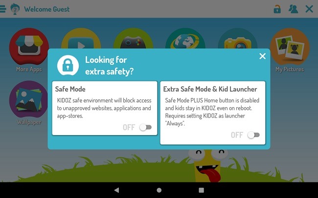 Dragon Touch Kidzpad Y88x Review Kidoz Safety