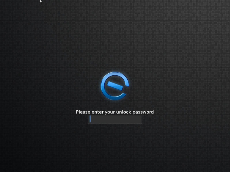 Enlightenment Lock Screen