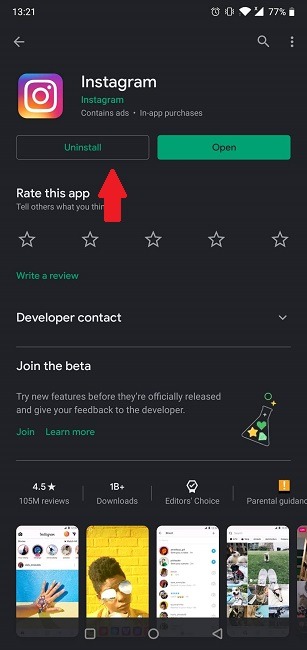 Fix Apps Not Responding Uninstall
