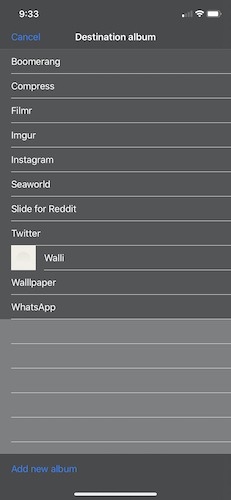 How To Compress Videos Iphone Choose Album