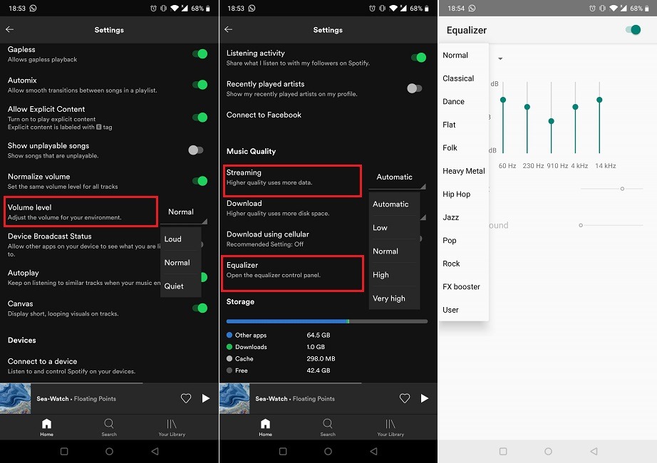 How To Improve Sound Android Spotify Sound Settings