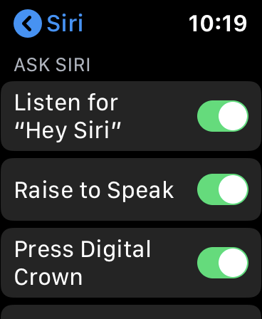 How To Use Siri Apple Watch Settings How To Use Siri Apple Watch Settings