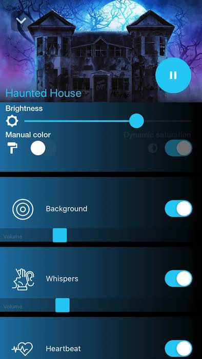 All of the Hue Haunted House sound tracks are completely customizable. 