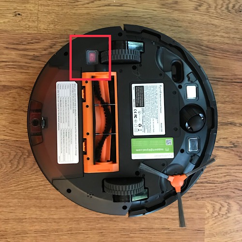 Kyvol Cybovac Vacuum On Switch