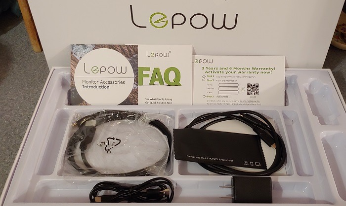 Lepow Z1 Gamut Monitor Review Box Contents Lepow Z1 Gamut Monitor Review Box Contents