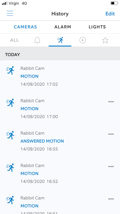 You can view all of your clips, inside the Ring app.
