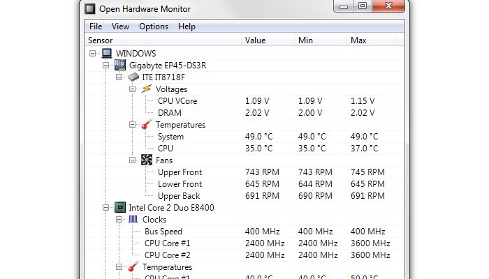 Pc Power Openhardwaremonitor