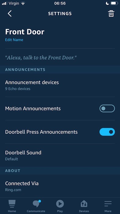 You can receive audio and visual notifications on your Echo Show device. 