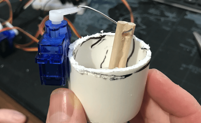 Assemble each of your servo units.