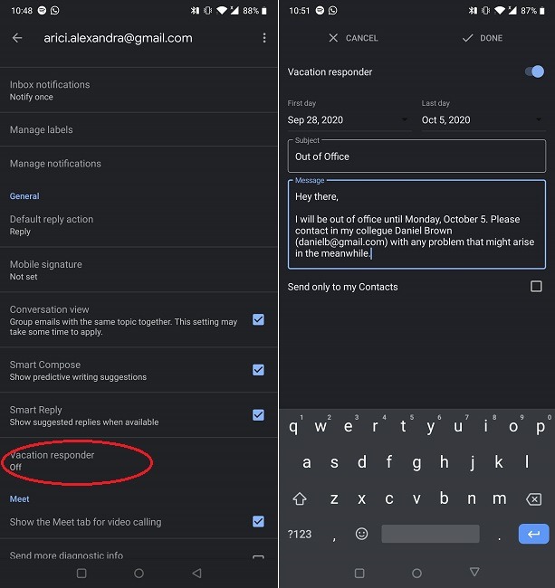 Seven Lesser Known Gmail Features Automatic Responder