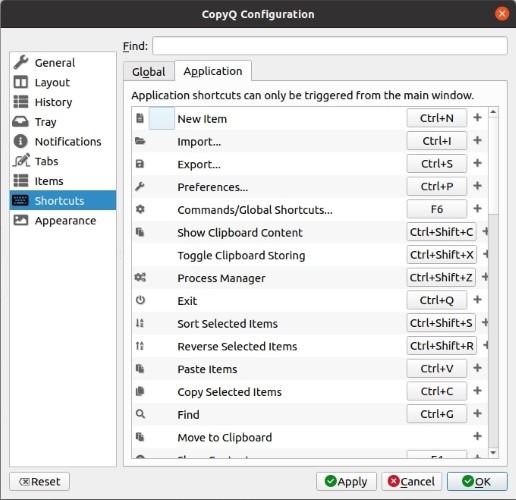 Copyq Clipboard Turbo Boost Shortcuts For Extra Functions