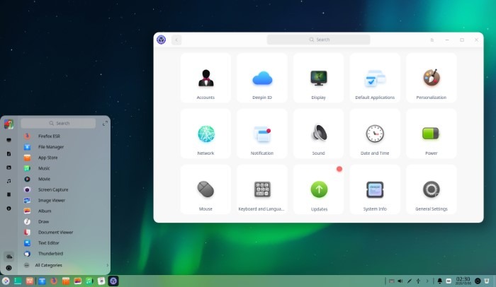 Deepin Review Update New Control Panel