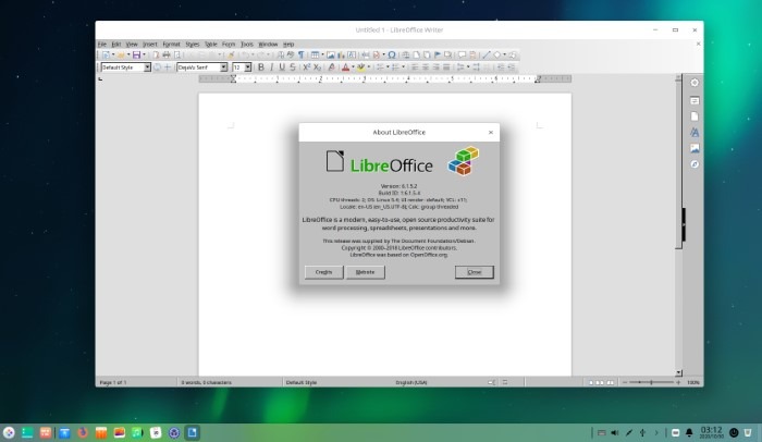 Deepin Review Update Libreoffice Writer
