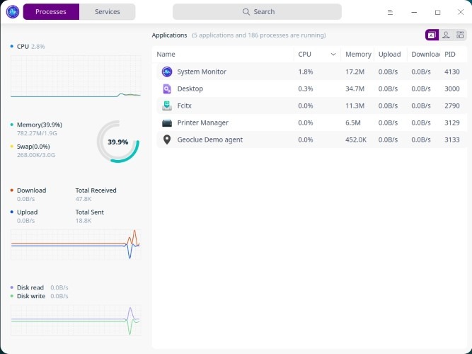 Deepin Review Update System Monitor