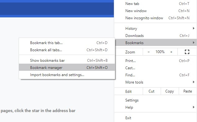 Edge Bookmarks Chrome Bookmark Manager