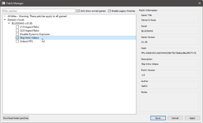 Ps3 On The Pc With Rpcs3 Patch Selection Ps3 On The Pc With Rpcs3 Patch Selection