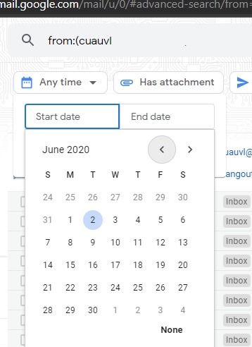 Sort Gmail Filters From Date Range