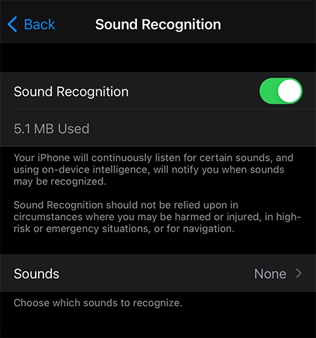 Sound Recognition Ios Sound Toggle