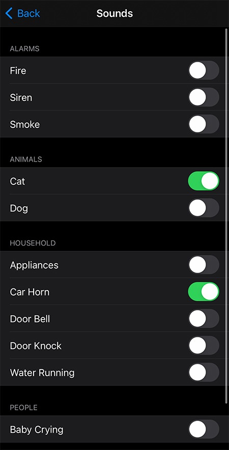 Sound Recognition Ios Sounds