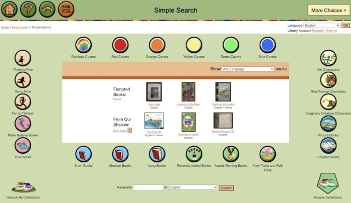 Best Sites Free Kids Books Icdl