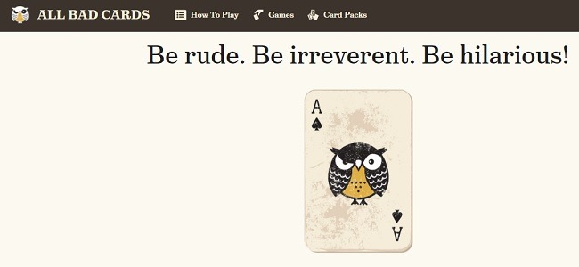 Best Sites To Play Cards Against Humanity Online All Bad Cards