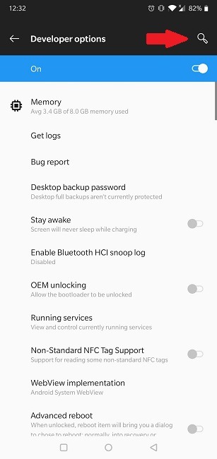 How To Force Dark Mode All Apps Developer Options Search