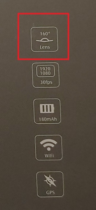 Jomise Dual Dash Cam Review Box Zoomed