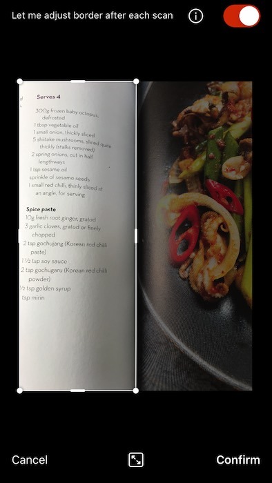 A document, scanned using Microsoft Office Lens.