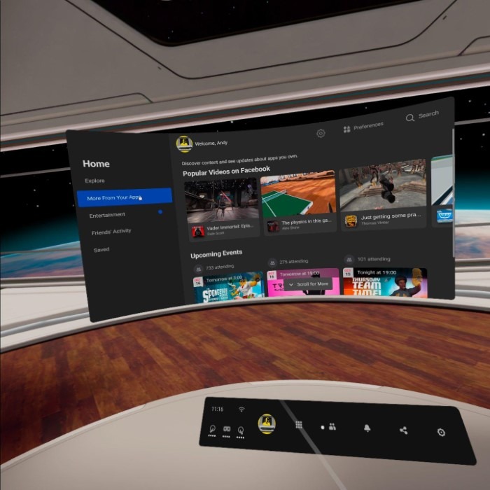 Oculus Home 700