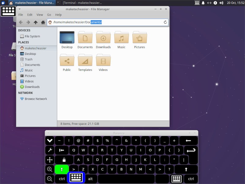 On Screen Keyboard Linux Xfce