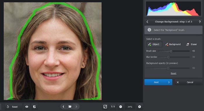 Photoworks Change Background