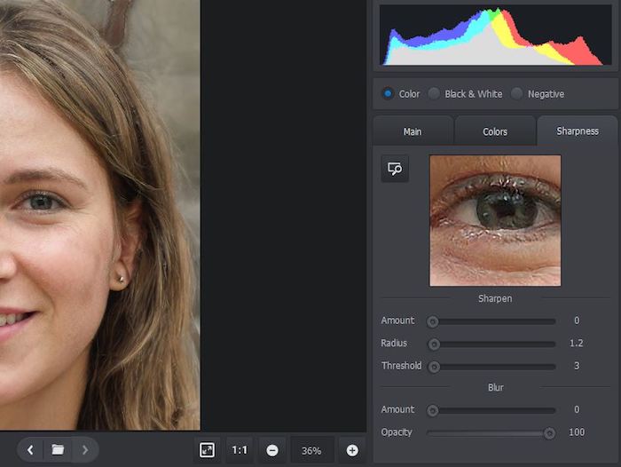 Photoworks Precise Controls