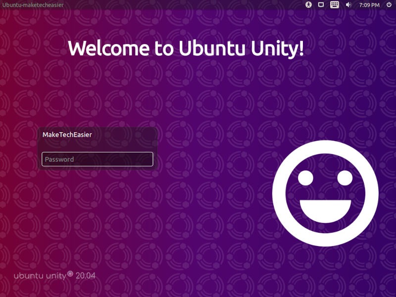 Unity Login Screen