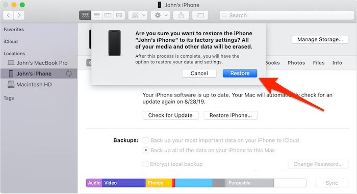 Unlock Iphone Forgot Passcode Restore Iphone Backup