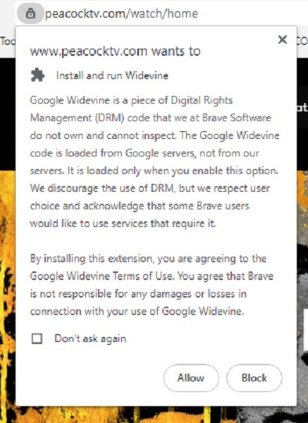 What Is Google Widevine Drm Installation Notice