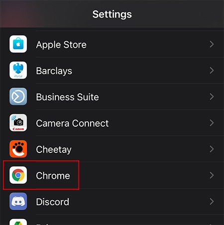 Change Default Browser Ios Chrome Settings Change Default Browser Ios Chrome Settings
