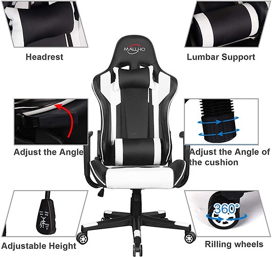 Deal Polar Aurora Gaming Chair Features