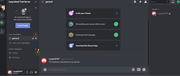 Discord Screenshare Server Ready