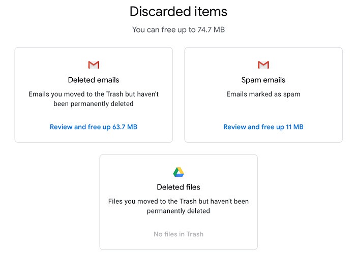 News Google Storage Discarded