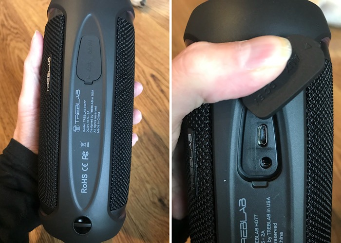 Review Treblab Hd77 Speaker Charging