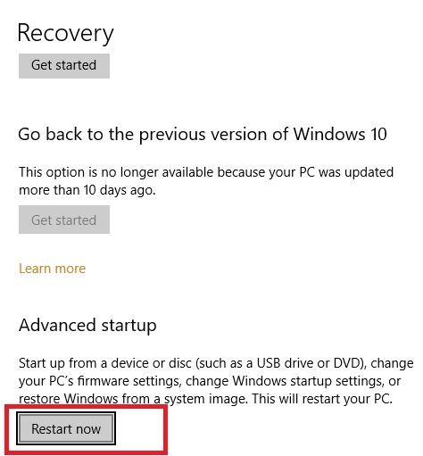Sfc Scannow Advanced Startup