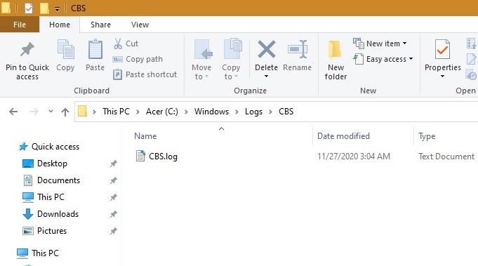 Sfc Scannow Cbs Logfile