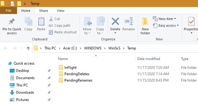 Sfc Scannow Temp Files