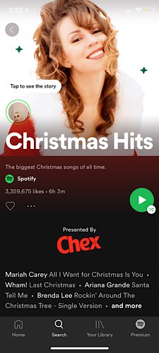 Spotify Stories Playlist
