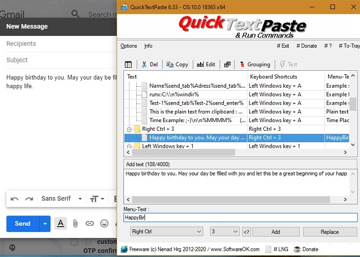 Text Expansion Quicktextpaste Success