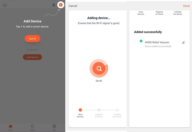 Aoso 2000pa Robot Vacuum Review Tuya