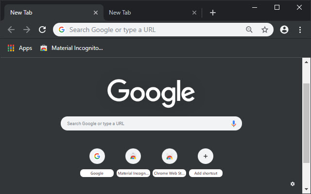 Beautiful Chrome Themes Material Incognito Dark