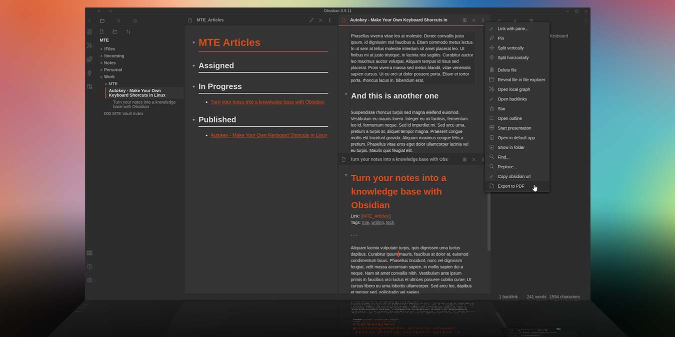 How to Keep Your Notes Organized with Obsidian