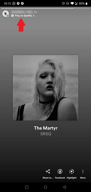 How To Add Music Instagram Story Play On Spotify